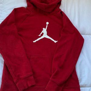 Red Jordan Hoodie Size XL